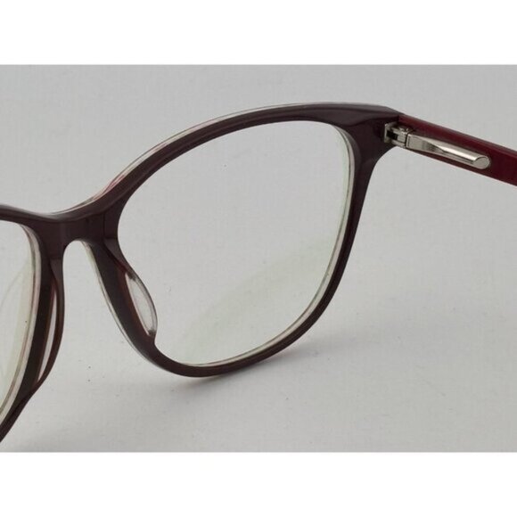 DELANCY DEL 113 PINK 54-14-140 Pink & Green Floral Plastic Glasses Frames - Picture 6 of 6